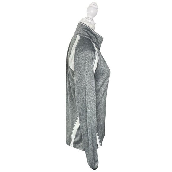 The North Face Women's Gray 1/4 Zip Pullover Long Sleeve Activewear Top M/C39.25 - Picture 2 of 15